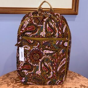 Vera Bradley Buta Spray Lay Flat Travel Backpack in Cotton